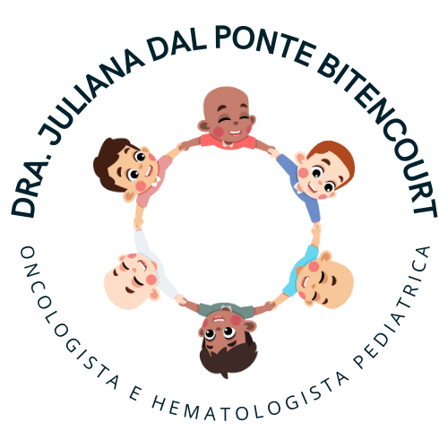 Crianças unindo as mãos em círculo - Oncologia Pediátrica
